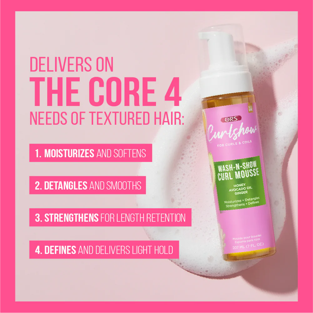 ORS Curlshow Wash-n-Show Curl Mousse (7.0 oz) - Image 8