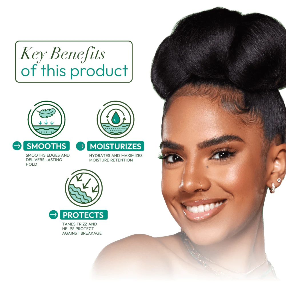 Olive Oil Max Moisture Strong Hold Edge Gel (4.0 oz) - Image 4