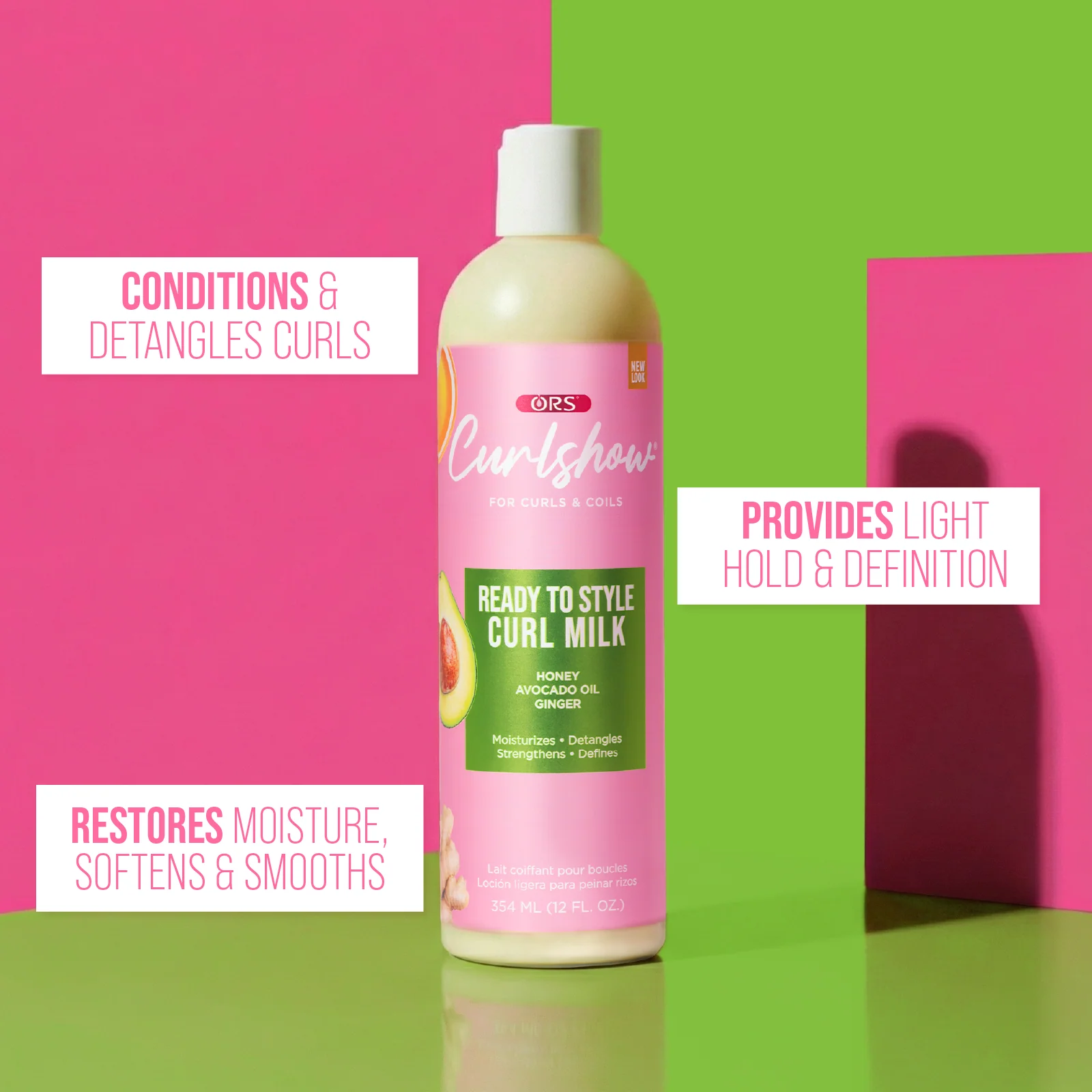 ORS Curlshow Ready to Style Curl Milk (12.0 oz) - Image 5