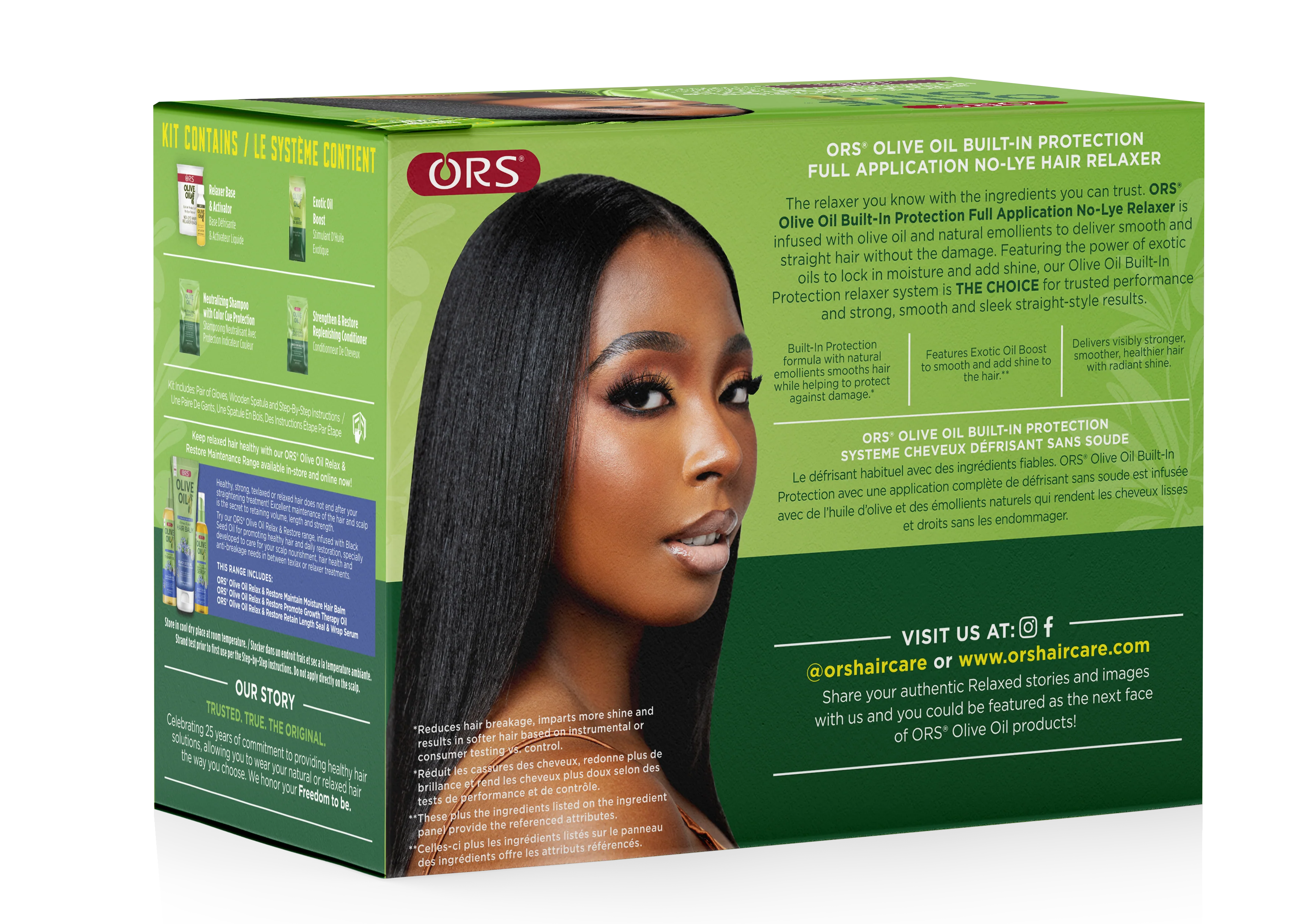 ORS Olive Oil Full Application No-Lye Hair Relaxer - Extra Strength - Image 3