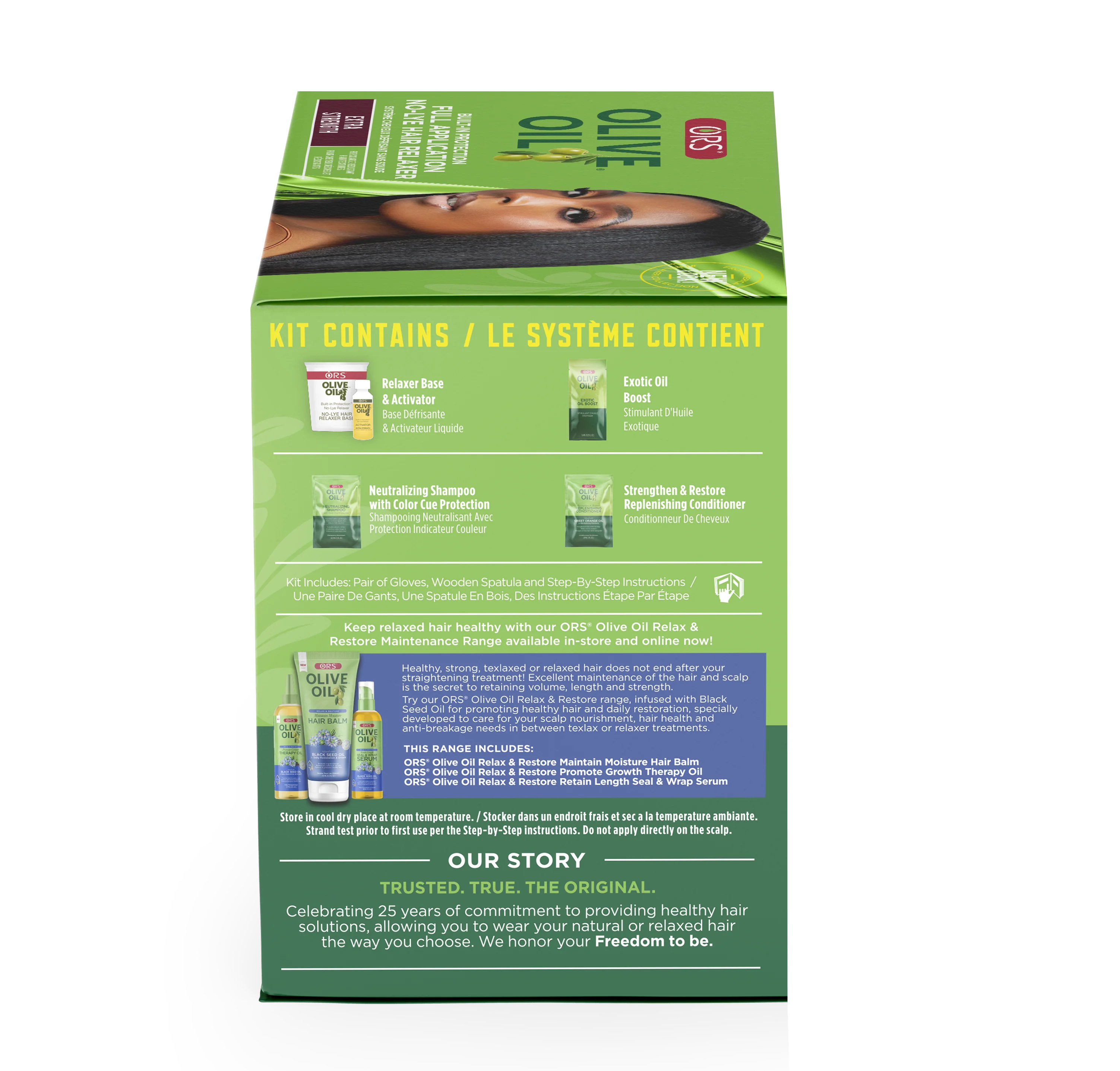 ORS Olive Oil Full Application No-Lye Hair Relaxer - Extra Strength - Image 4