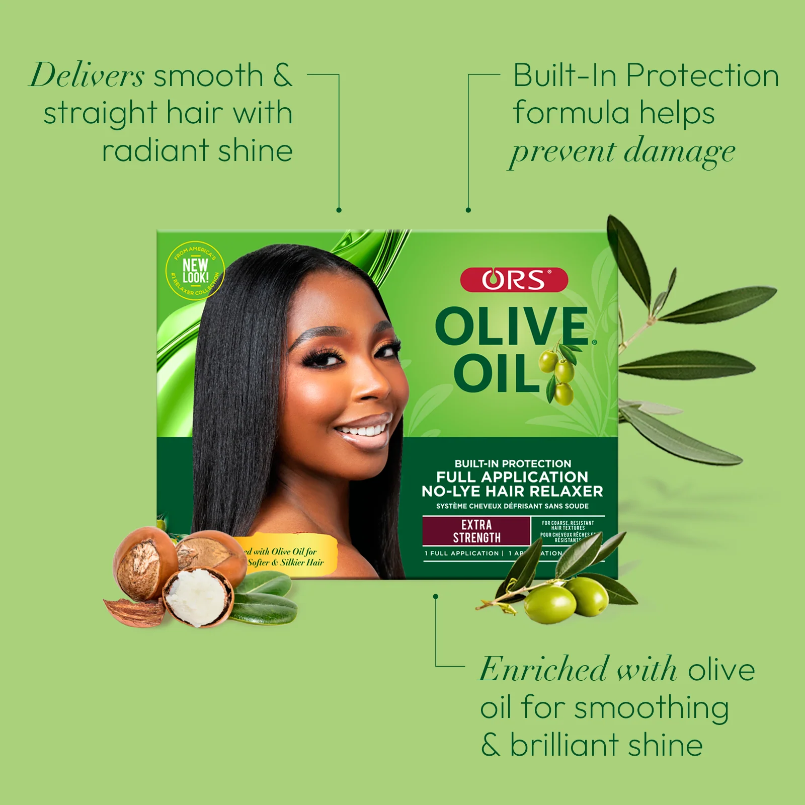 ORS Olive Oil Full Application No-Lye Hair Relaxer - Extra Strength - Image 5