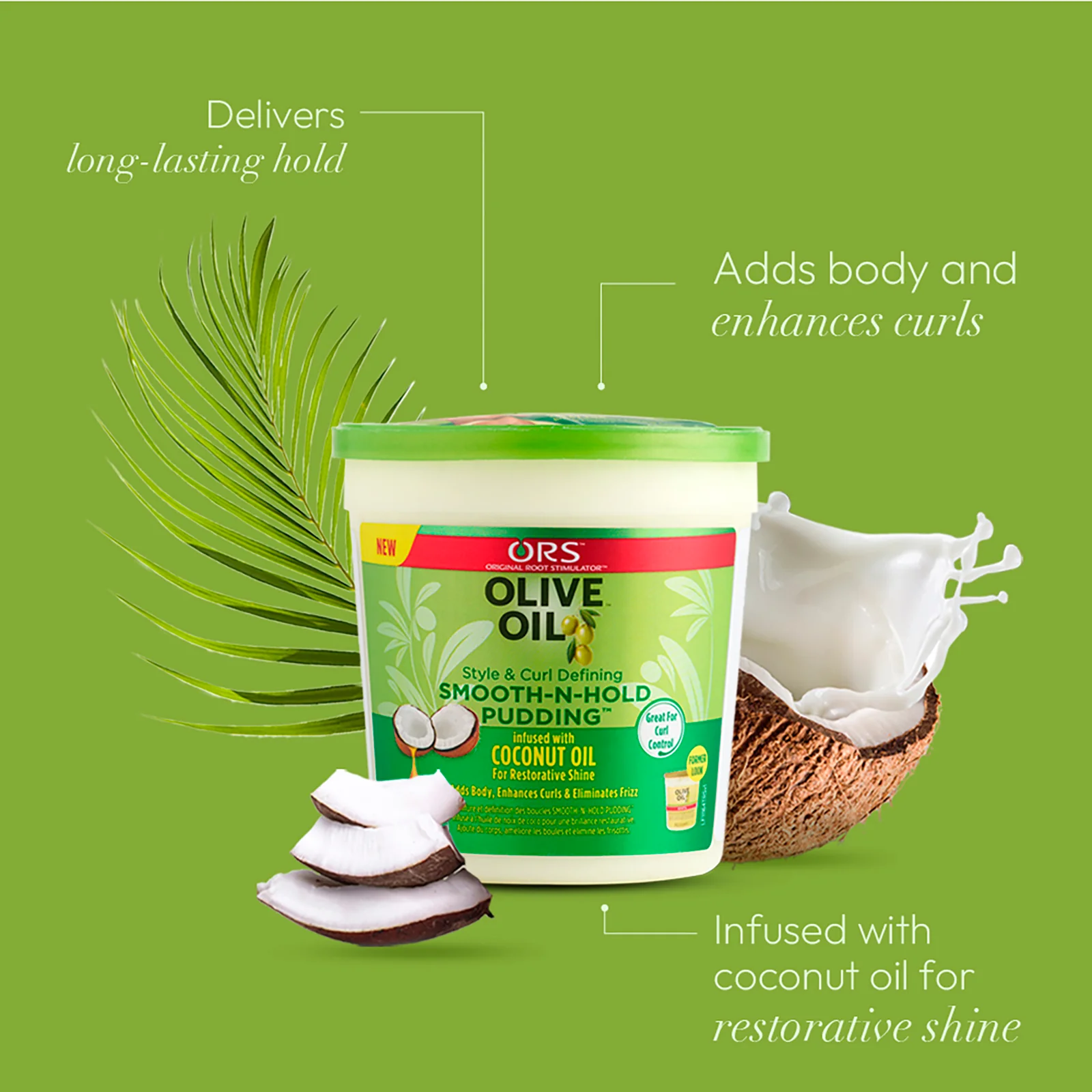 ORS Olive Oil Fortifying Creme & Smooth-N-Hold Pudding 2-Piece Set - Image 4