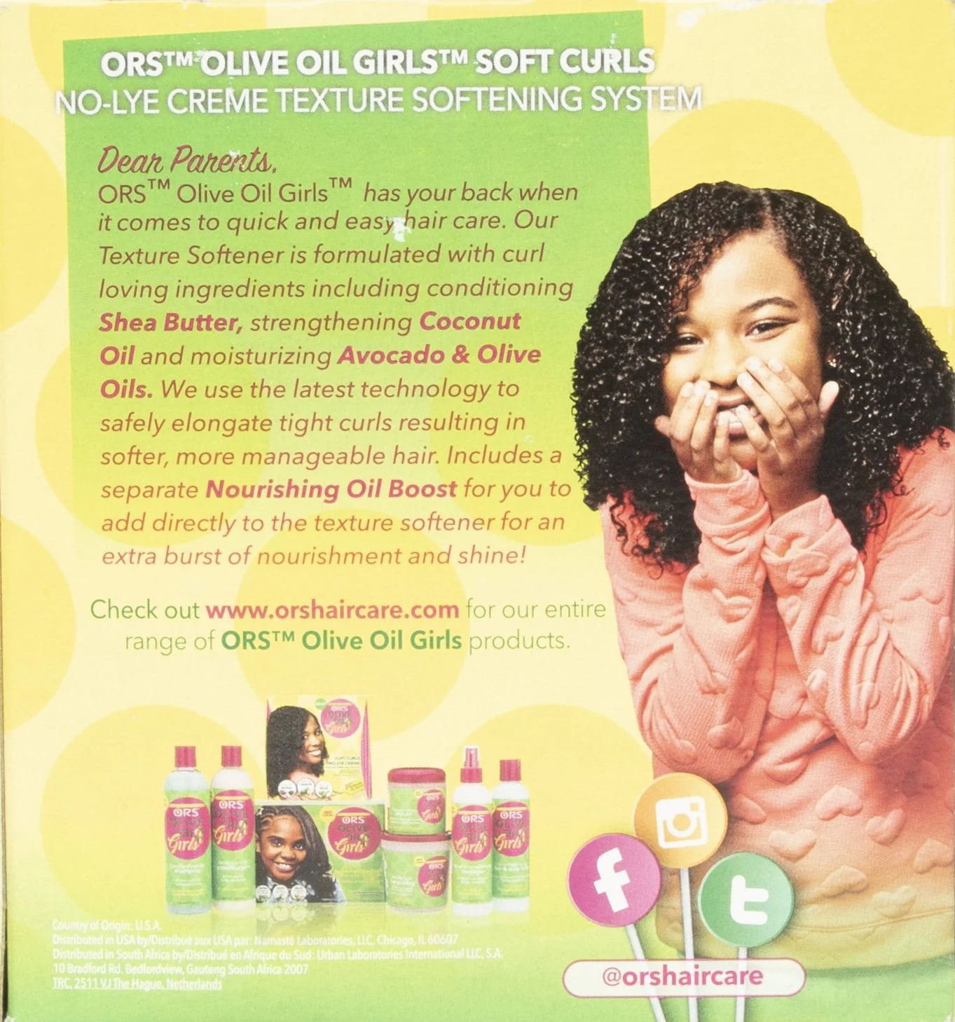 ORS Olive Oil Girls Soft Curls No-Lye Creme - Image 3