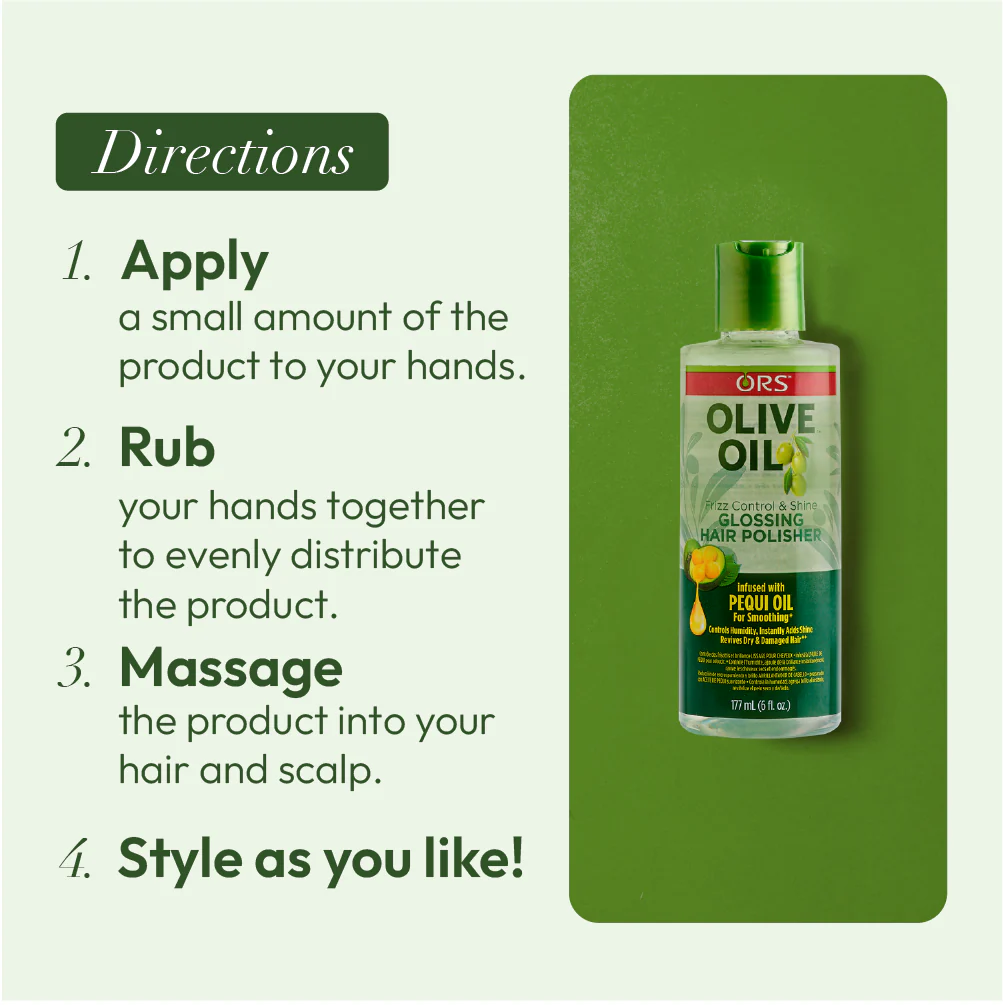 ORS Olive Oil Glossing Hair Polisher for Smoothing (6 oz) - Image 8