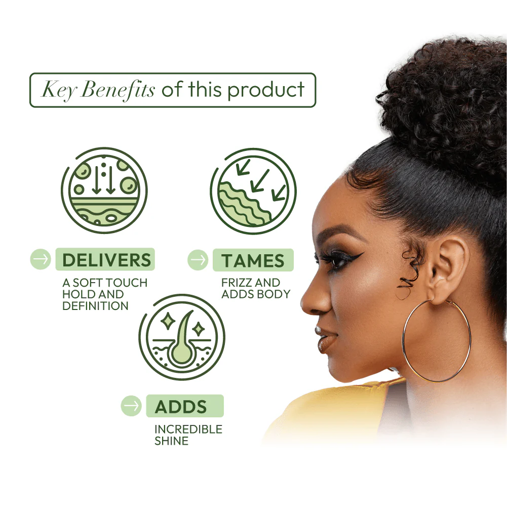 ORS Olive Oil Hair Polisher & Wrap Set Mousse for Smoothing & Restorative Shine 2-Piece Set - Image 5