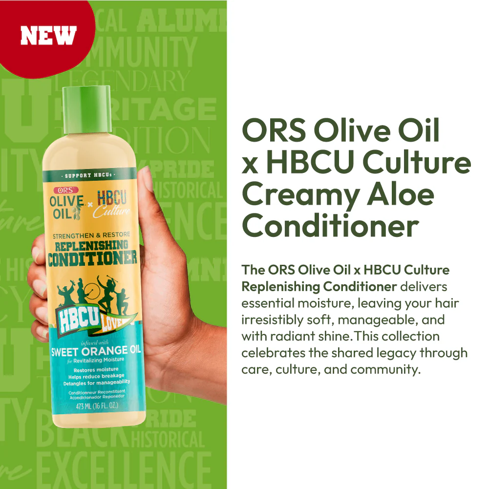 ORS Olive Oil HBCU Strengthen and Restore Replenishing Conditioner for Revitalizing Moisture (16.0 oz) - Image 5