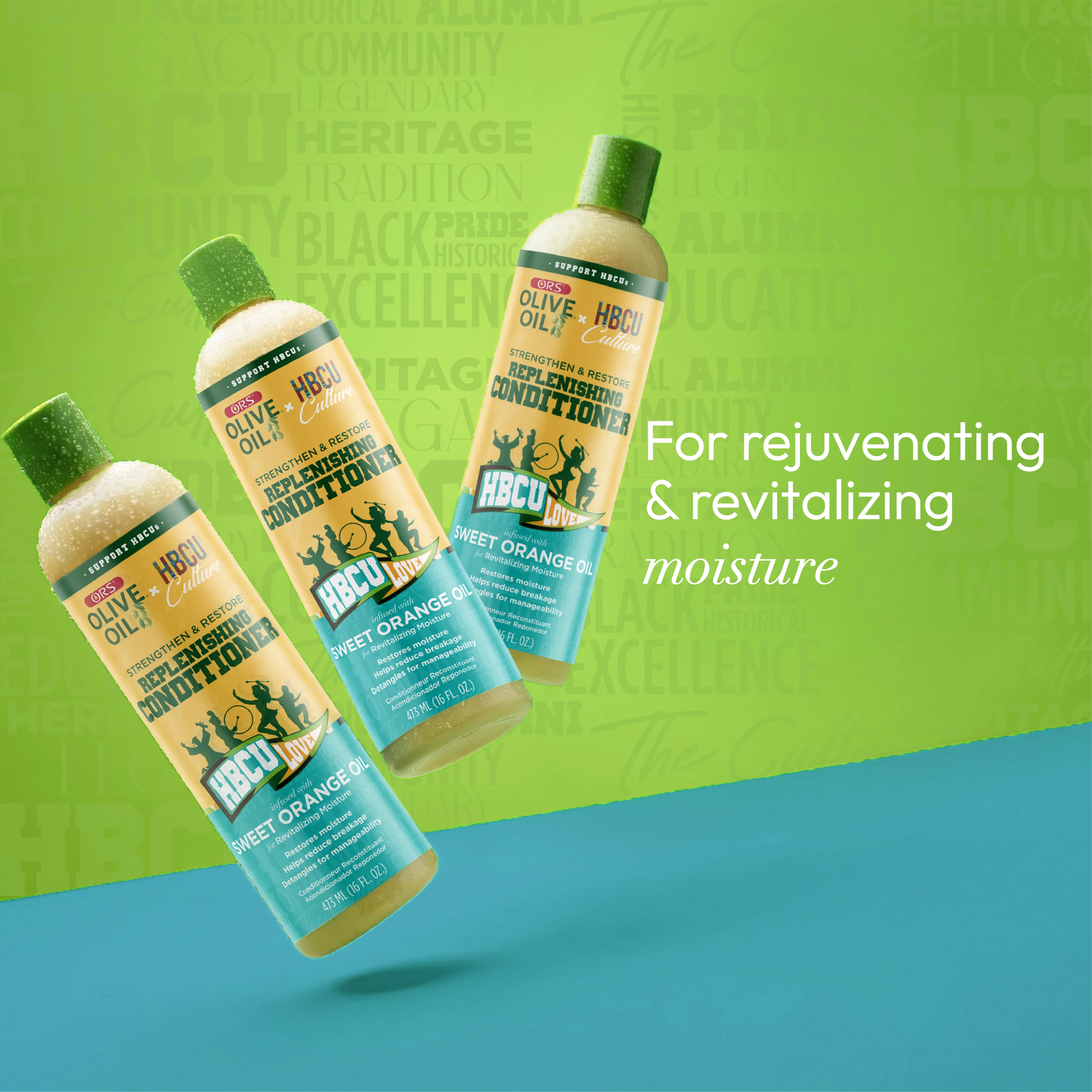 ORS Olive Oil HBCU Strengthen and Restore Replenishing Conditioner for Revitalizing Moisture (16.0 oz) - Image 8