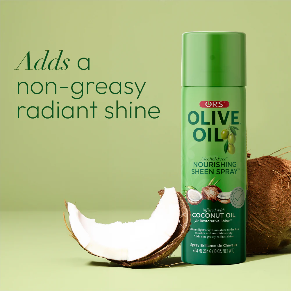 ORS Olive Oil Nourishing Sheen Spray for Restorative Shine (10 oz) - Image 6