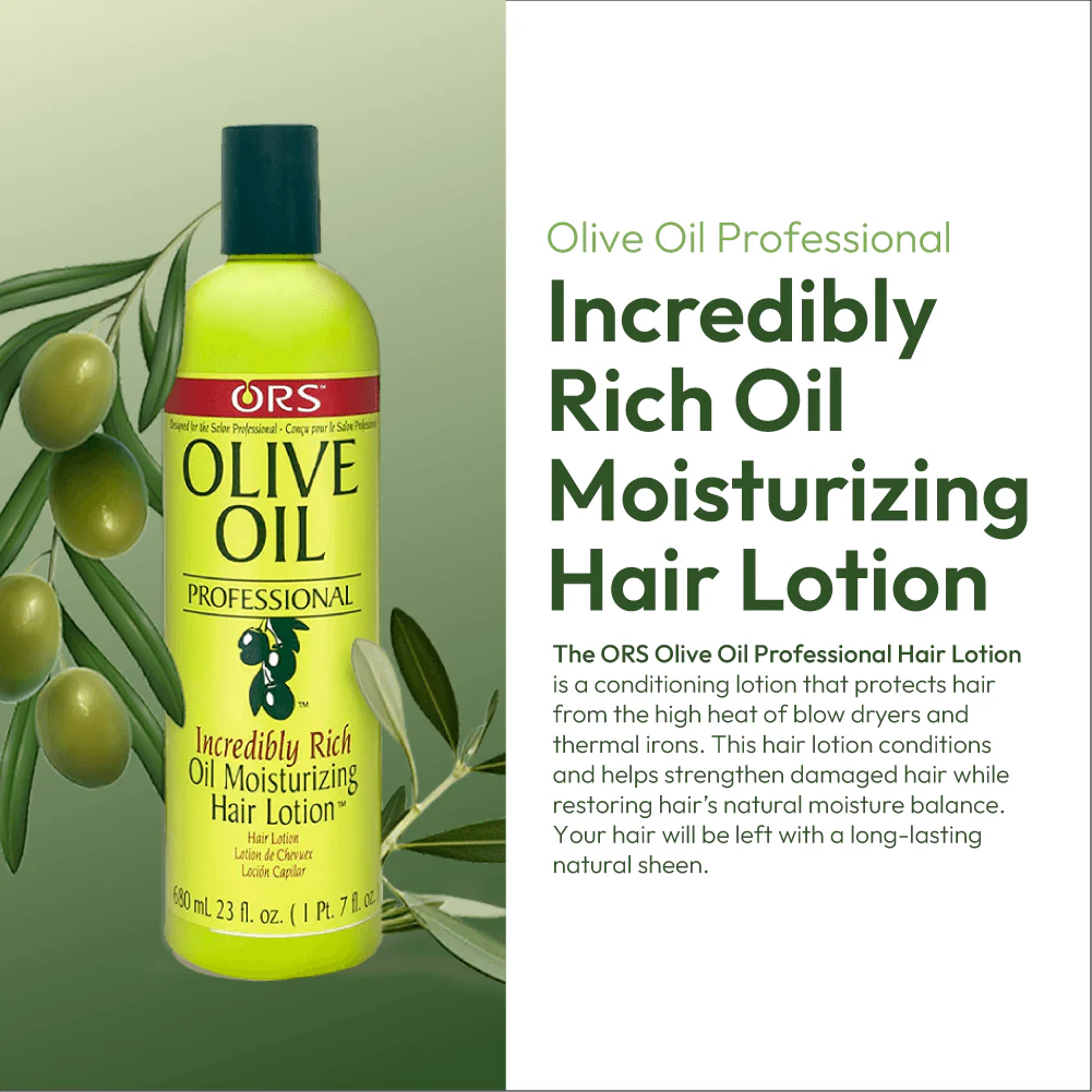 ORS Olive Oil Professional Incredibly Rich Oil Moisturizing Hair Lotion (23.0 oz) - Image 3