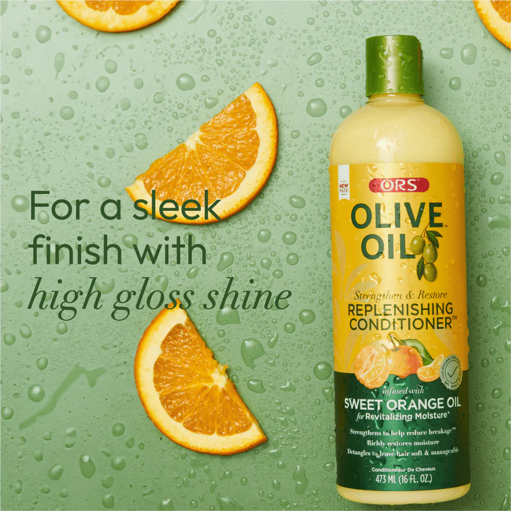ORS Olive Oil Strengthen and Restore Replenishing Conditioner for Revitalizing Moisture (16.0 oz) - Image 5