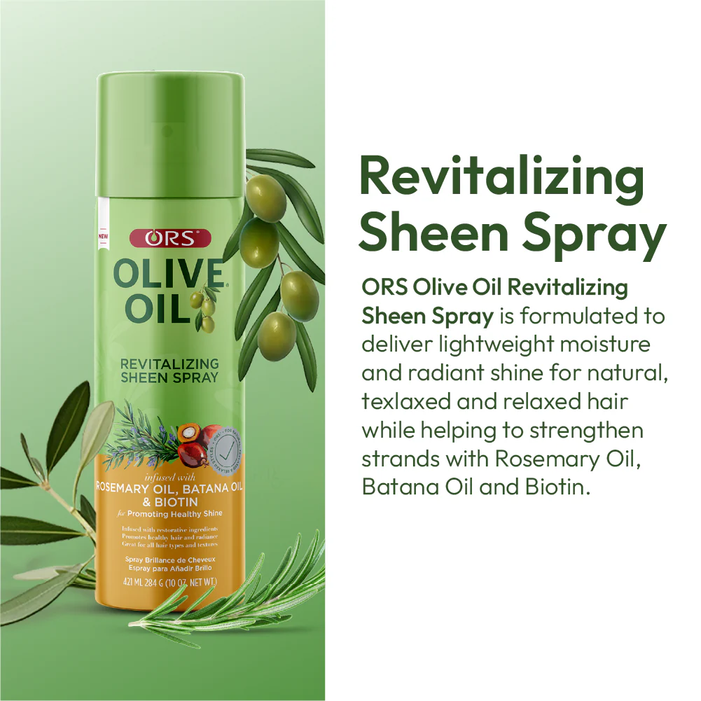 ORS Olive Oil Revitalizing Sheen Spray for Promoting Healthy Shine (10.0 OZ) - Image 3