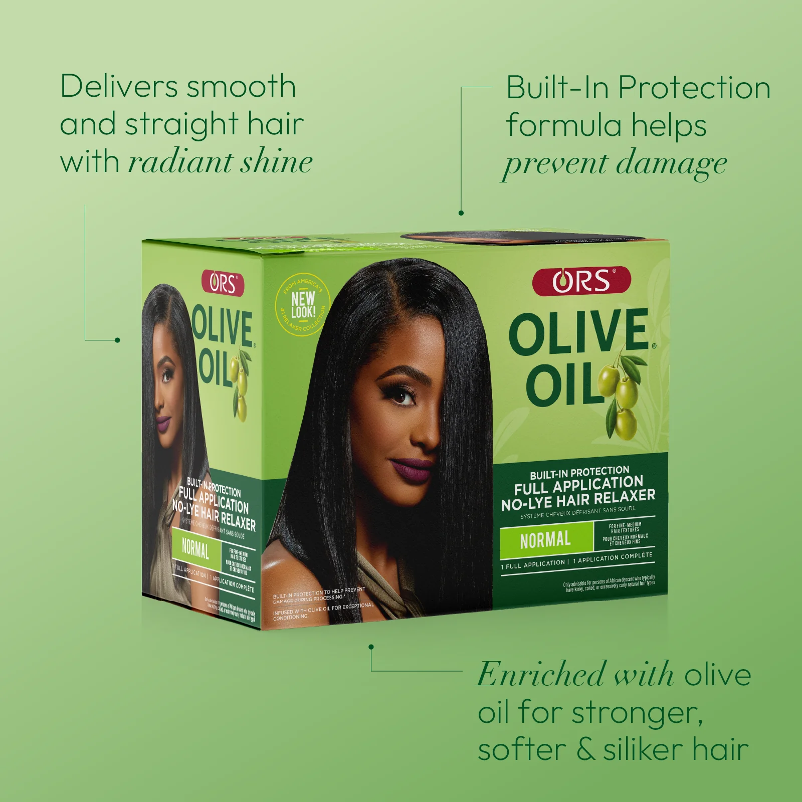 ORS Olive Oil Full Application No-Lye Hair Relaxer - Normal - Image 3