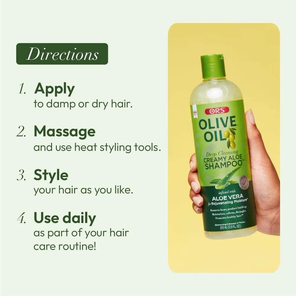 ORS Olive Oil Shampoo, Conditioner & Hair Lotion 3-Piece Set - Image 6