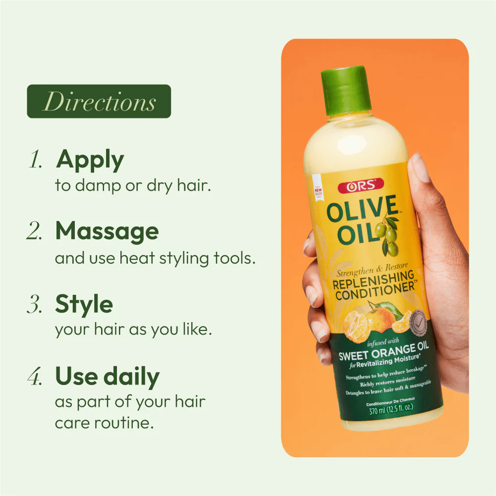 ORS Olive Oil Shampoo, Conditioner & Hair Lotion 3-Piece Set - Image 7
