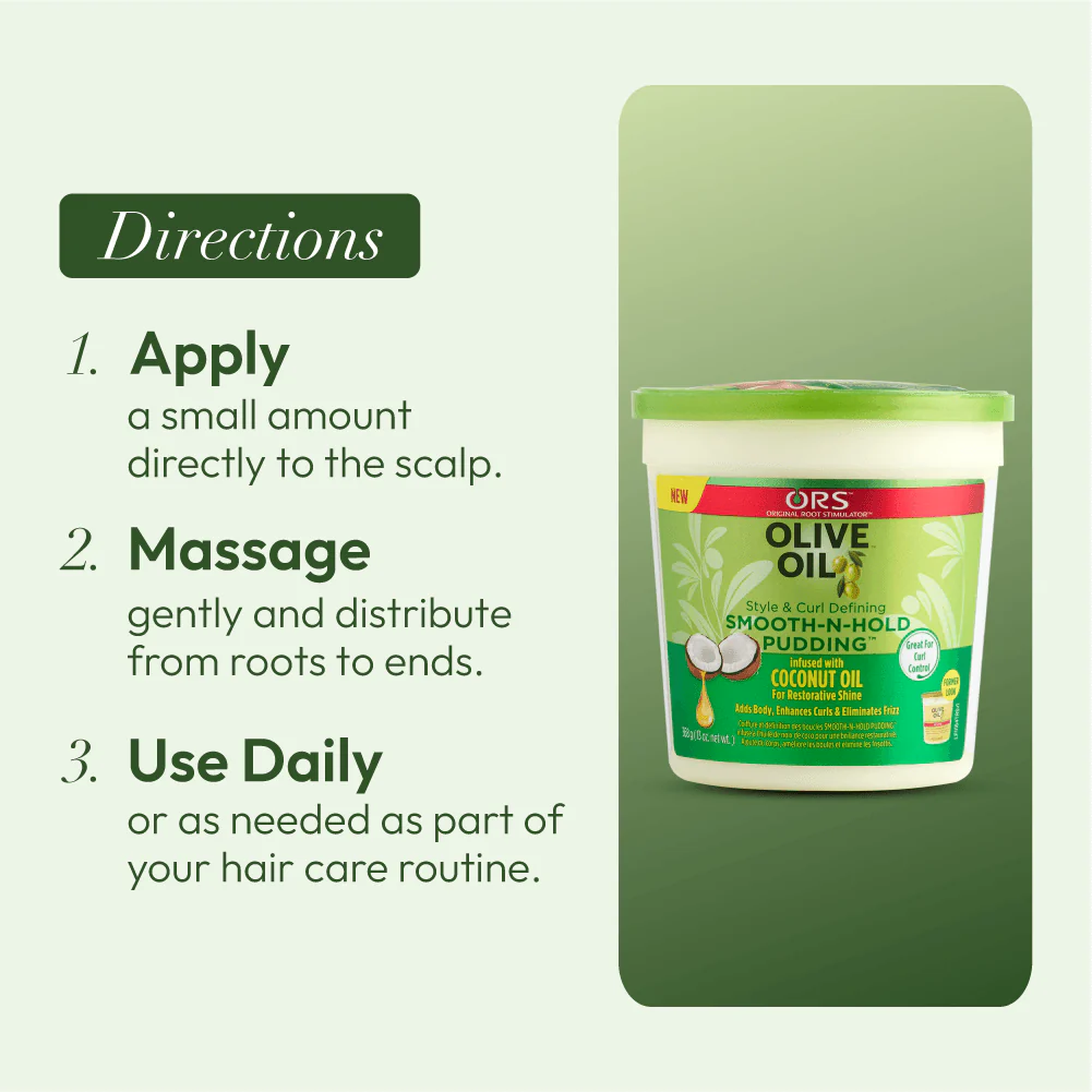 ORS Olive Oil Smooth-N-Hold Pudding for Restorative Shine (13.0 oz) - Image 8