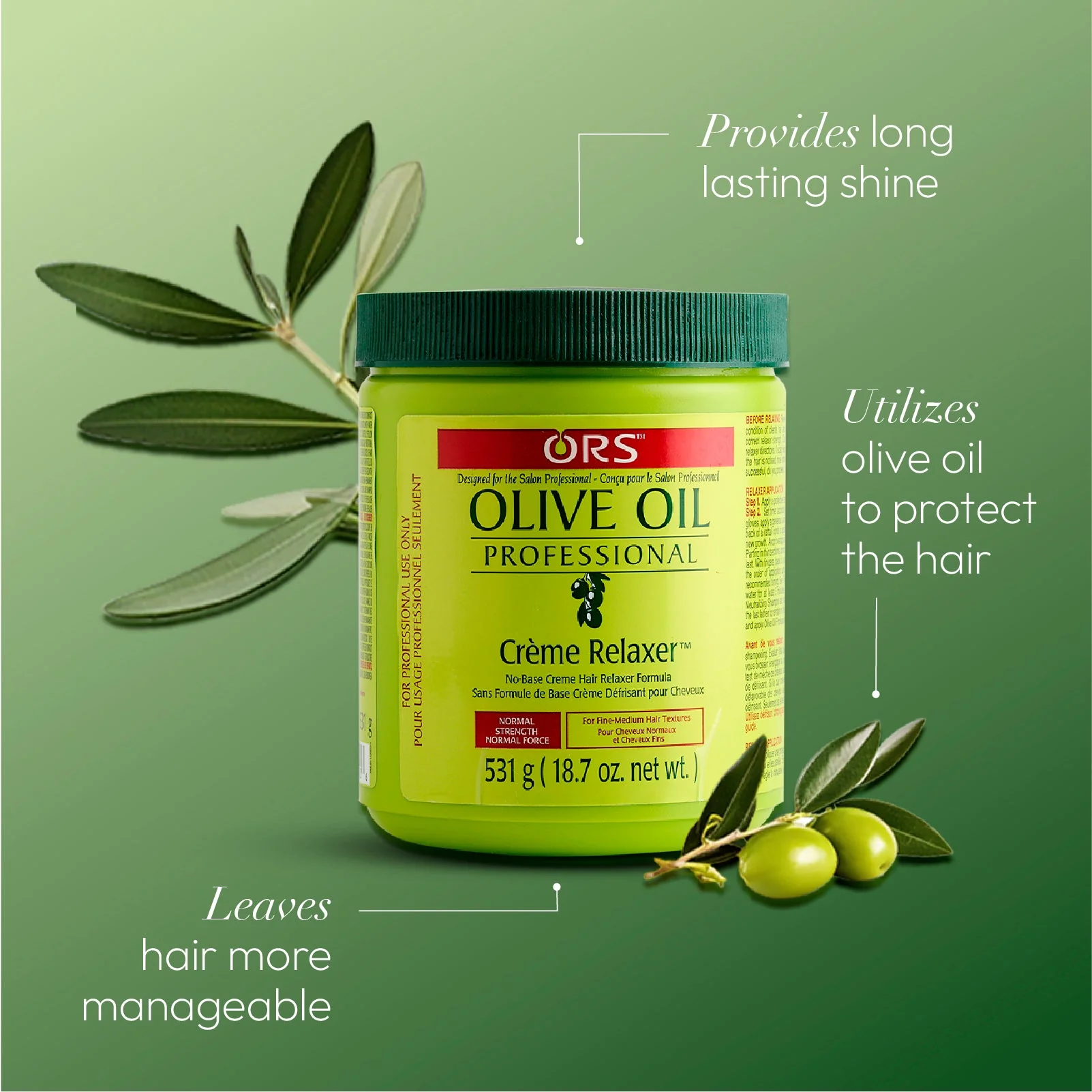 ORS Olive Oil Professional Creme Relaxer - Normal Strength (18.7 oz) - Image 4